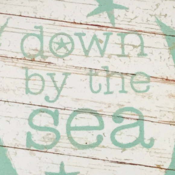 Tray Set - Blue Water White Sand Drink In Hand NEW - Picture 7 of 9